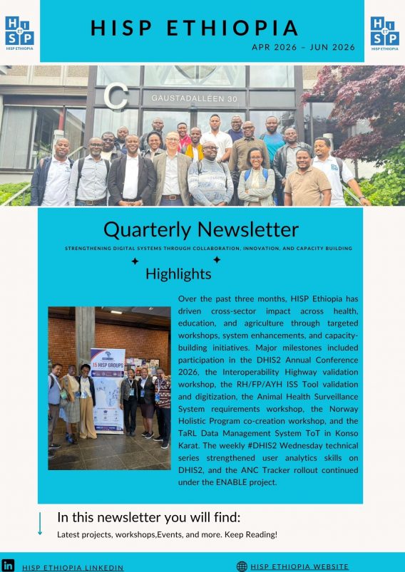 HISP Ethiopia Quarterly newsletter(April-June)